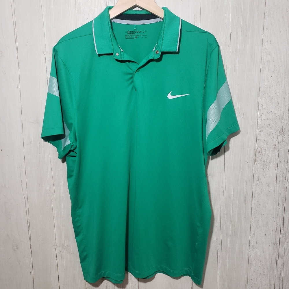 Nike Golf Dri Fit Mens Logo Polo Shirt XL